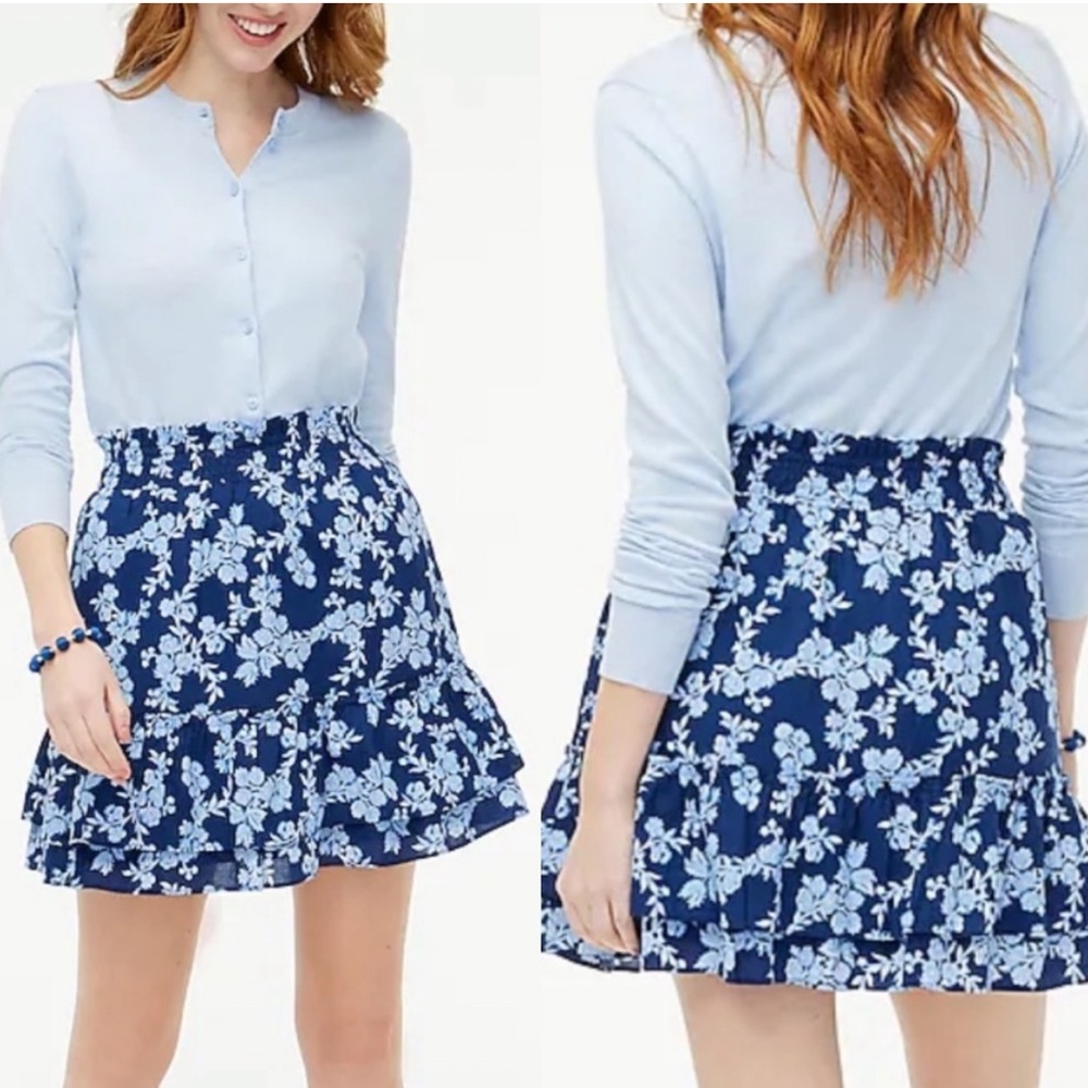 J.Crew ruffle skirt